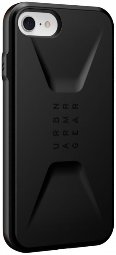Urban Armor Gear Civilian iPhone SE (2020/2022) / 8 / 7 Hoesje Zwart afbeelding 11