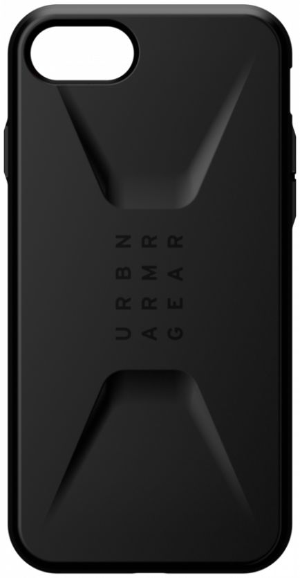 Urban Armor Gear Civilian iPhone SE (2020/2022) / 8 / 7 Hoesje Zwart afbeelding 2