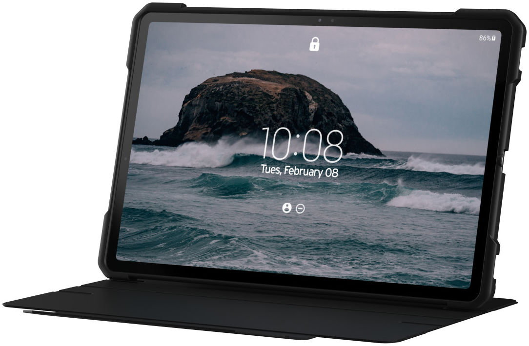 Urban Armor Gear Metropolis Samsung Galaxy Tab S8 Plus Hoes Zwart afbeelding 3
