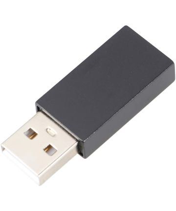 Universele Datablocker USB naar USB Gegevensblokker Zwart Kabels