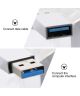 Universele Datablocker USB naar USB Gegevensblokker Wit
