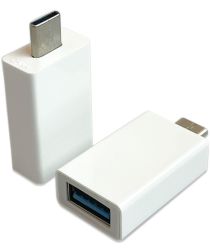 Datablocker USB-A naar USB-C Converter Gegevensblokker Wit