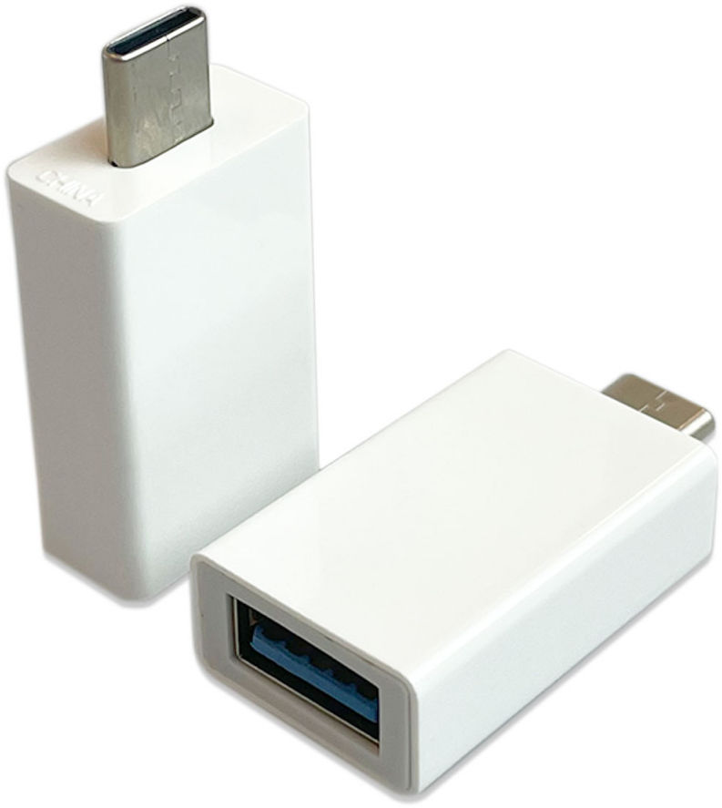 tekst Aanleg kunst Datablocker USB-A naar USB-C Converter Gegevensblokker Wit | GSMpunt.nl