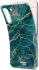 HappyCase Samsung Galaxy S22 Hoesje Flexibel TPU Aqua Marmer Print afbeelding 2