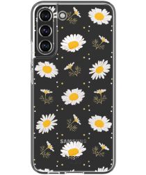 HappyCase Samsung Galaxy S22 Hoesje Flexibel TPU Bloemen Print