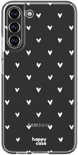 HappyCase Samsung Galaxy S22 Hoesje Flexibel TPU Hartjes Print afbeelding 1
