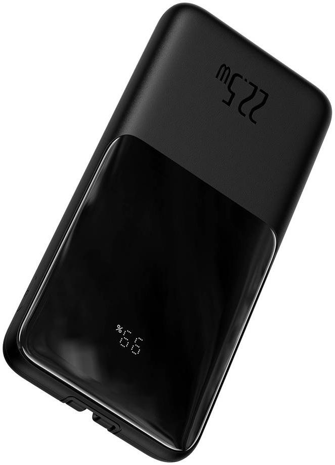 Baseus Elf 10.000 mAh Powerbank met Display PD en QC 22.5W Zwart afbeelding 10