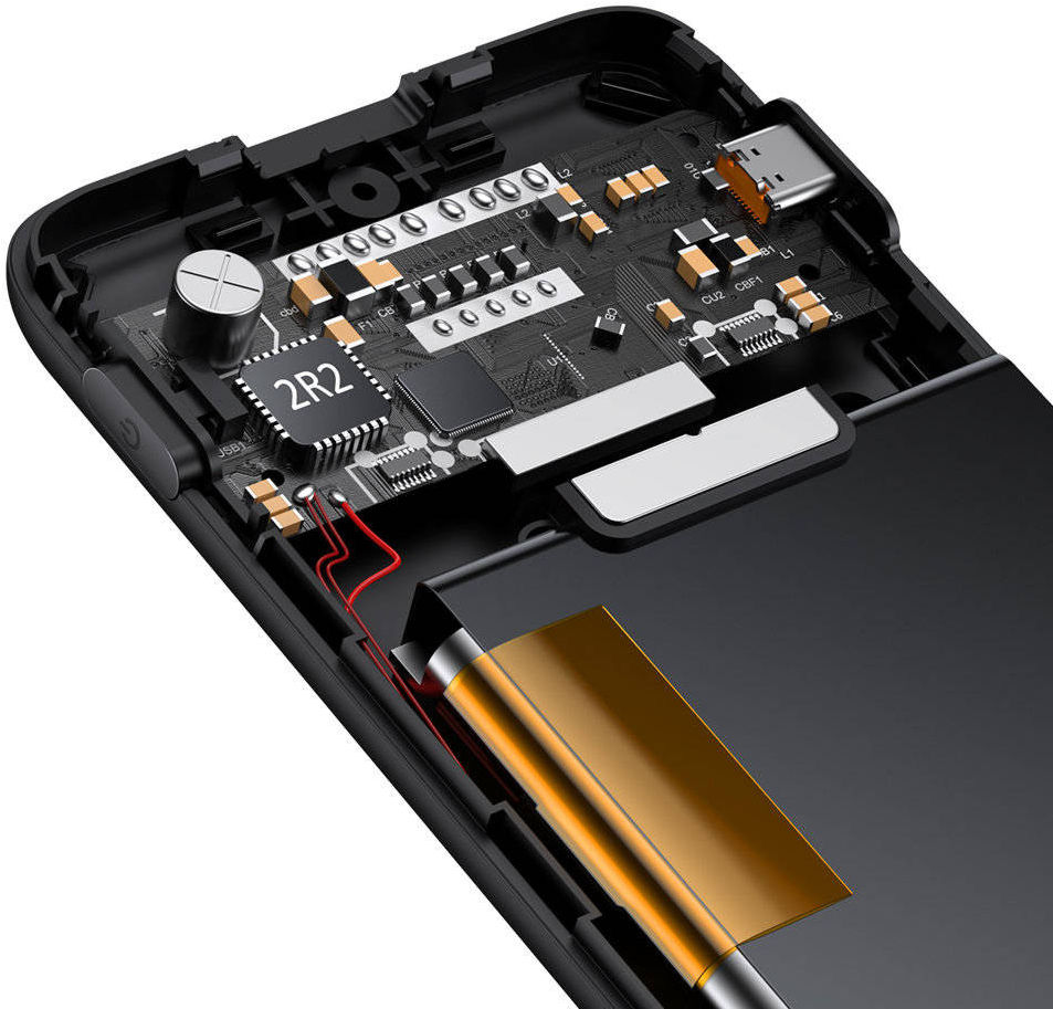 Baseus Elf 10.000 mAh Powerbank met Display PD en QC 22.5W Zwart afbeelding 11