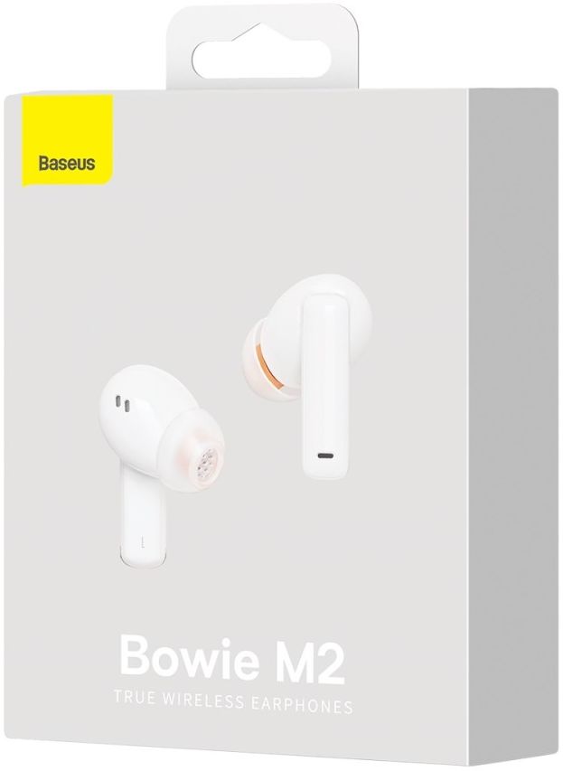 Baseus Bowie M2 Volledig Draadloze Bluetooth 5.2 Oordopjes Wit afbeelding 18