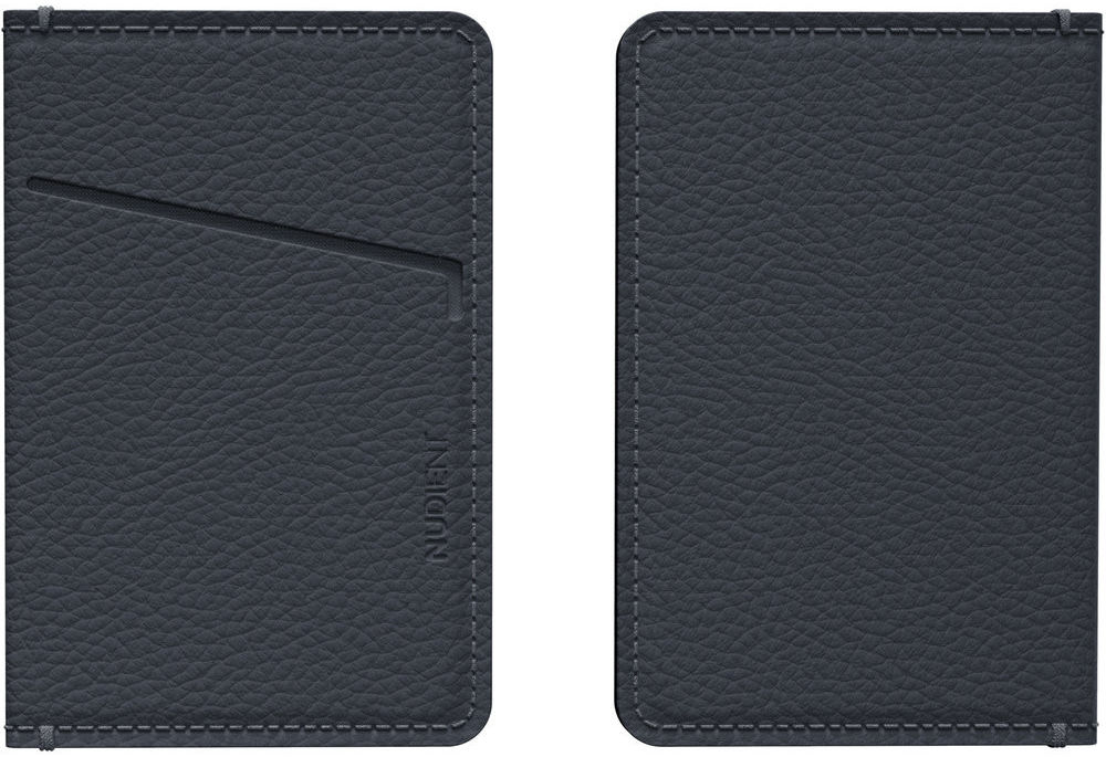 Nudient Echt Leren Kaarthouder/Pasjeshouder voor V3 Thin Cases Blauw afbeelding 4