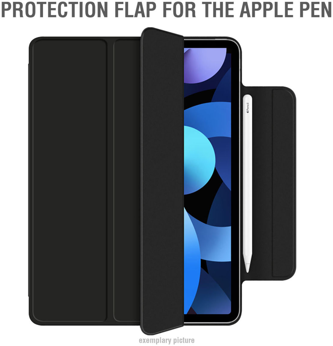 4smarts iFolio Apple iPad Pro 12.9 2018 / 2020 / 2021 Tri-Fold Blauw afbeelding 6