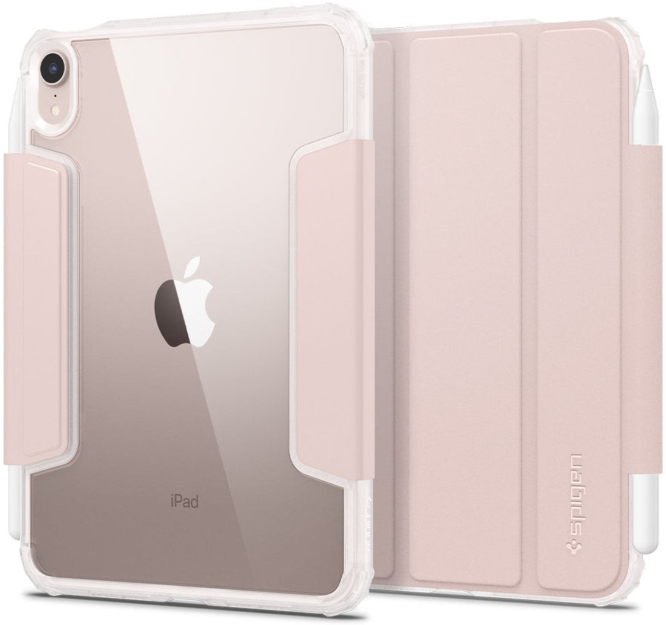 Spigen Ultra Hybrid Pro Apple iPad Mini 6 (2021) Hoes Book Case Roze afbeelding 2