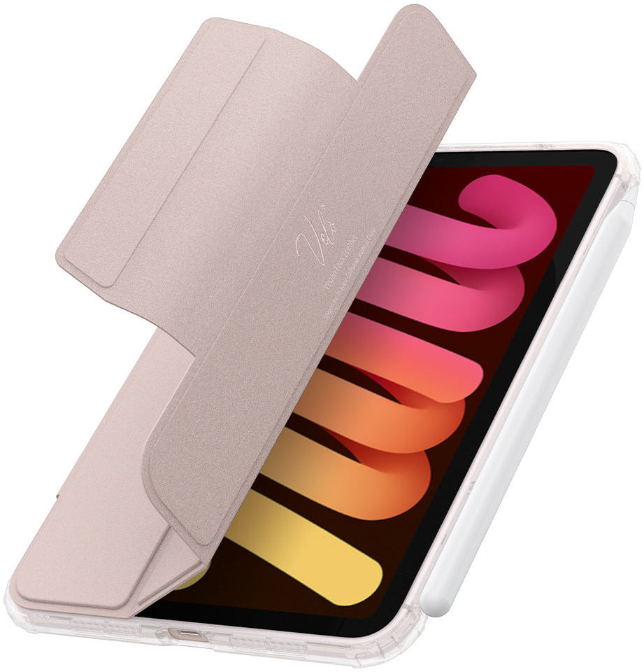 Spigen Ultra Hybrid Pro Apple iPad Mini 6 (2021) Hoes Book Case Roze afbeelding 3