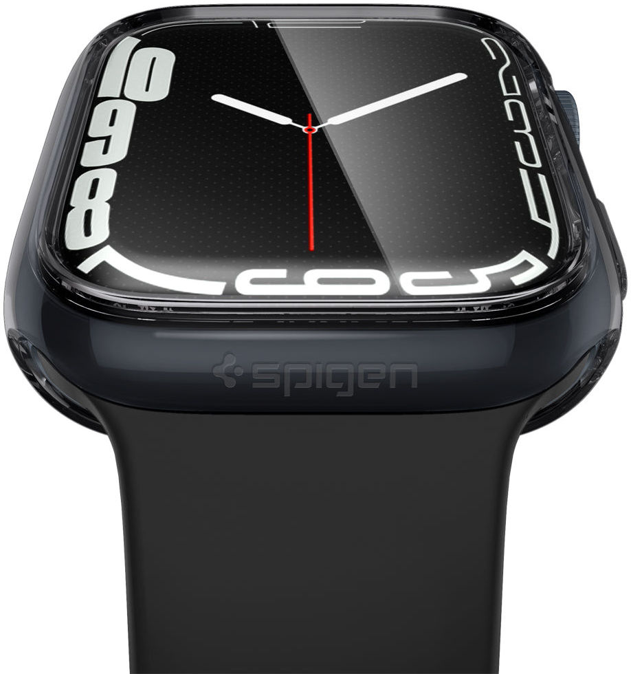 Spigen Ultra Hybrid Apple Watch 7/8/9 45MM Hoesje Full Screen Grijs afbeelding 4