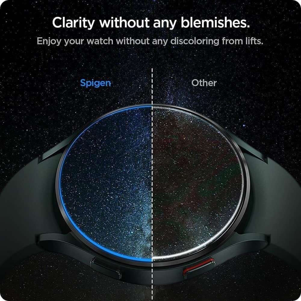 Spigen GLAS.tR Samsung Galaxy Watch 4 40MM Screen Protector (3-Pack) afbeelding 5