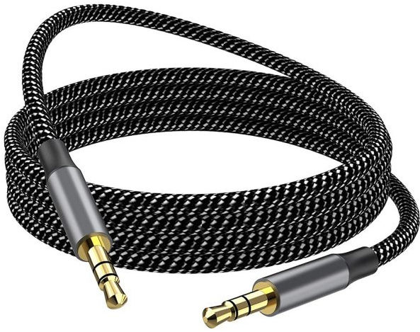 4smarts MatchCord 3.5mm Jack naar 3.5mm Jack Aux Kabel 1 Meter Zwart afbeelding 7