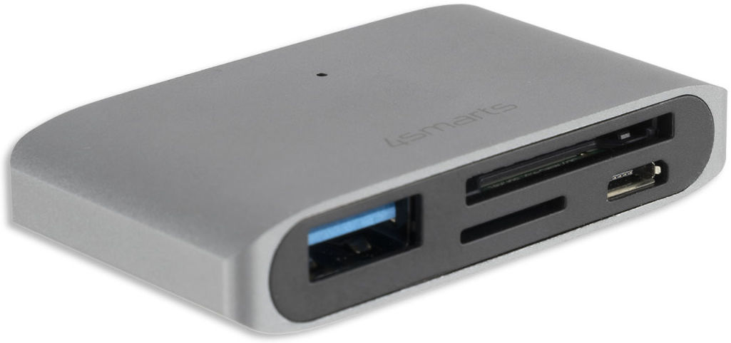 4smarts 3-in-1 Hub USB-C naar USB 3.0 / microUSB / Kaartlezer SD/TF afbeelding 7
