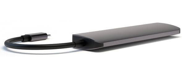 4Smarts 6-in-1 Hub USB-A / USB-C / Micro SD / SD-kaart / HDMI Grijs afbeelding 3