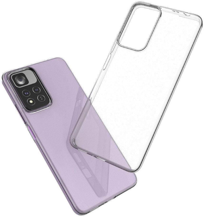 Xiaomi Redmi Note 11 Pro Hoesje Dun TPU Back Cover Transparant afbeelding 4
