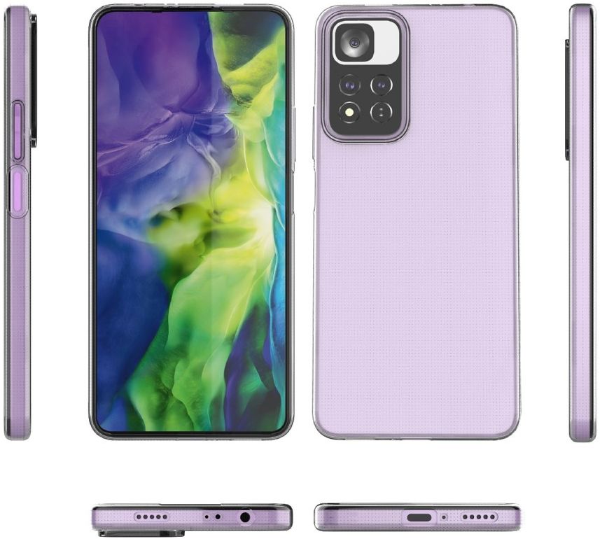 Xiaomi Redmi Note 11 Pro Hoesje Dun TPU Back Cover Transparant afbeelding 6