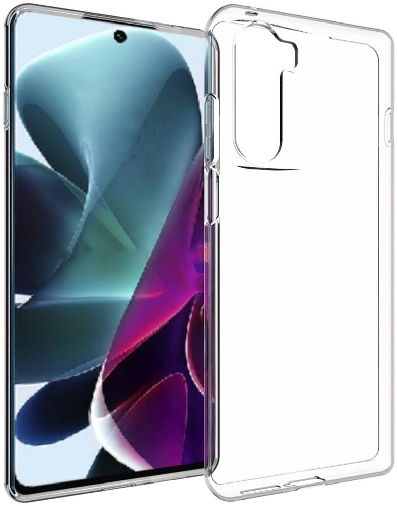 Motorola Moto G200 5G Hoesje Dun TPU Back Cover Transparant afbeelding 1