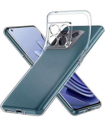 OnePlus 10 Pro Hoesje Dun TPU Back Cover Transparant Hoesjes