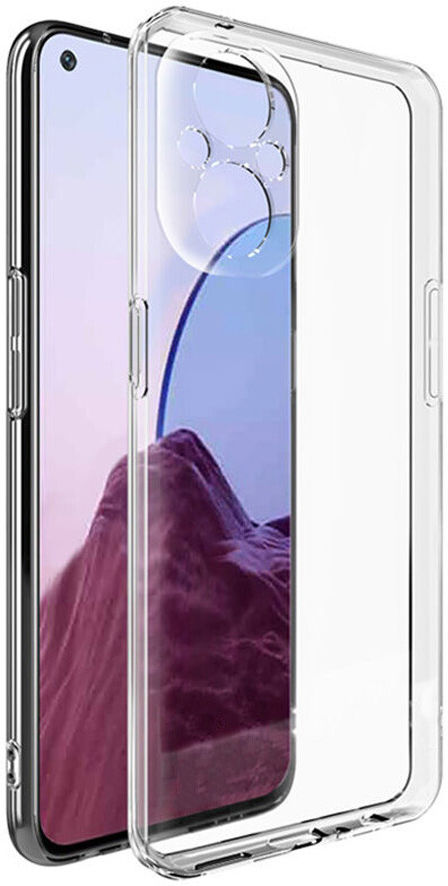 Oppo Reno 8 Lite Hoesje Dun TPU Back Cover Transparant afbeelding 1