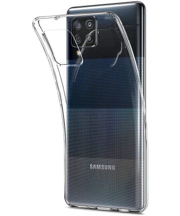 Samsung Galaxy M32 Hoesje Dun TPU Back Cover Transparant Hoesjes