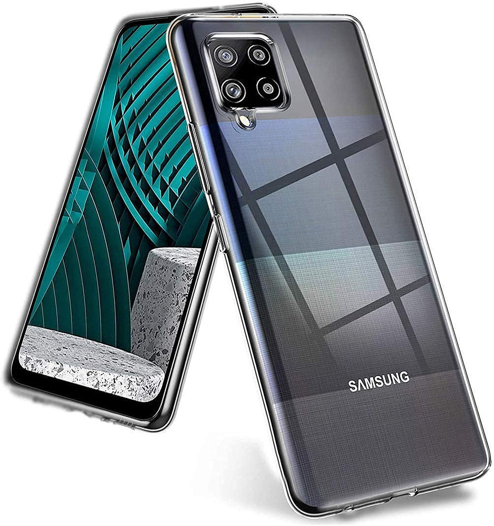 Samsung Galaxy M32 Hoesje Dun TPU Back Cover Transparant afbeelding 2