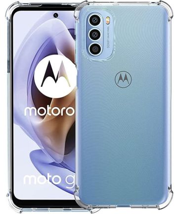 Motorola Moto G51 Hoesje Schokbestendig en Dun TPU Transparant Hoesjes