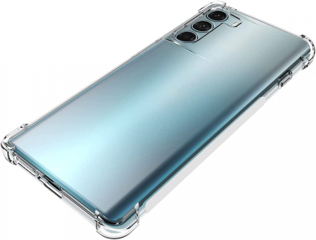 Motorola Moto G200 Hoesje Schokbestendig en Dun TPU Transparant afbeelding 4