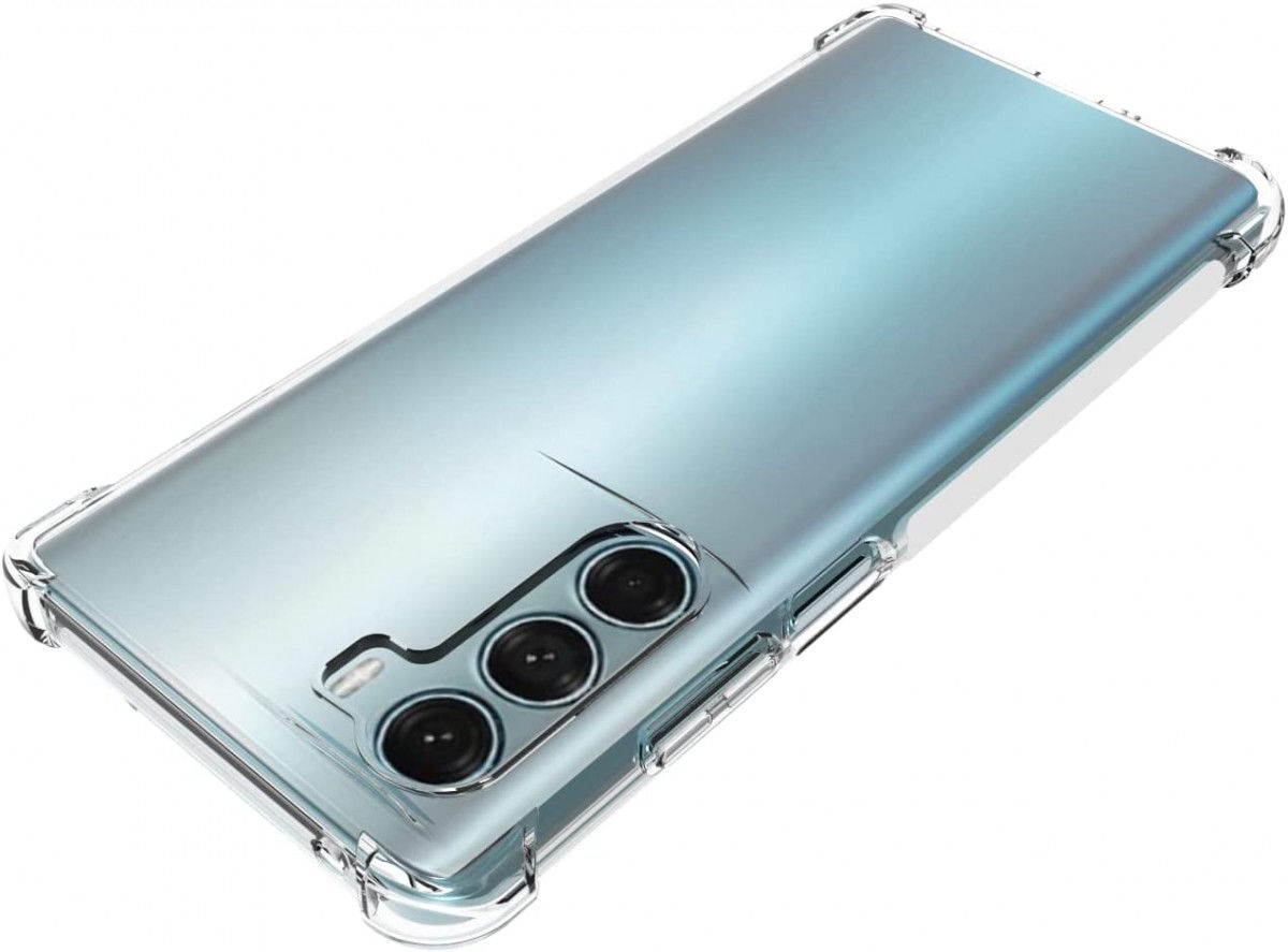 Motorola Moto G200 Hoesje Schokbestendig en Dun TPU Transparant afbeelding 5