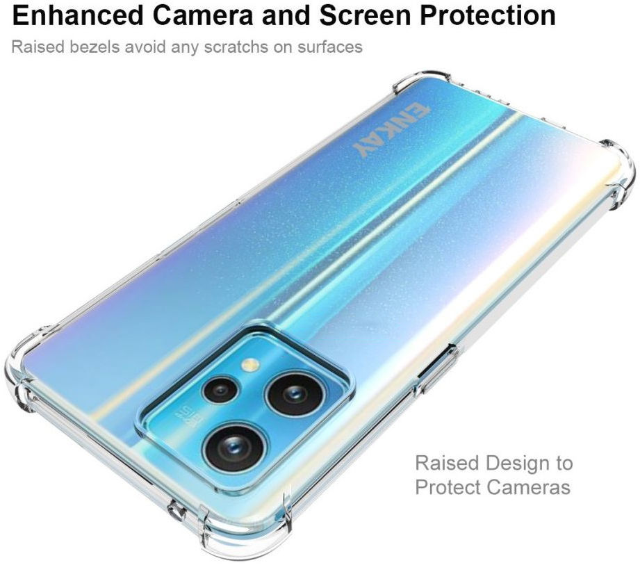 Realme 9 Pro Hoesje Schokbestendig en Dun TPU Transparant afbeelding 4