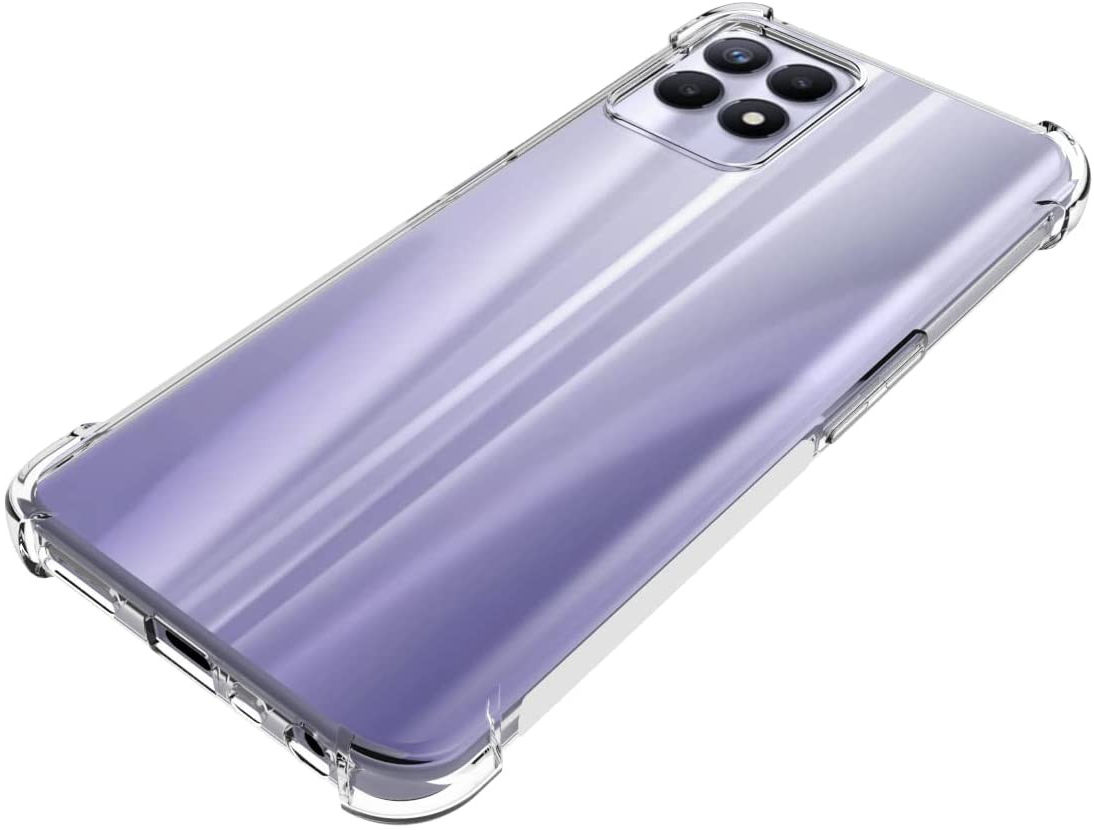 Realme 8i Hoesje Schokbestendig en Dun TPU Transparant afbeelding 2
