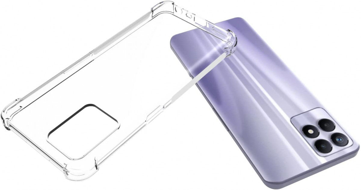 Realme 8i Hoesje Schokbestendig en Dun TPU Transparant afbeelding 4