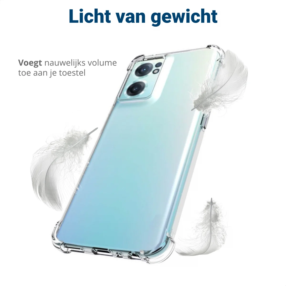 OnePlus Nord CE 2 Hoesje Schokbestendig en Dun TPU Transparant afbeelding 5