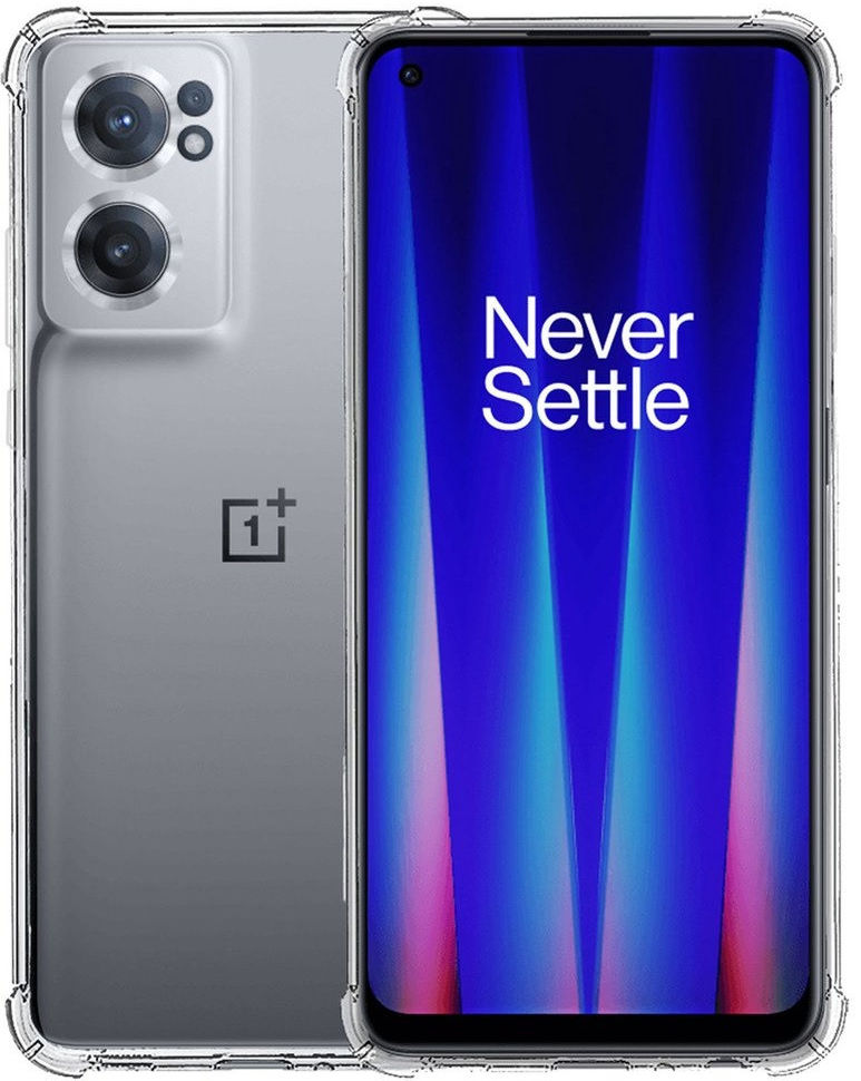 OnePlus Nord CE 2 Hoesje Schokbestendig en Dun TPU Transparant afbeelding 1