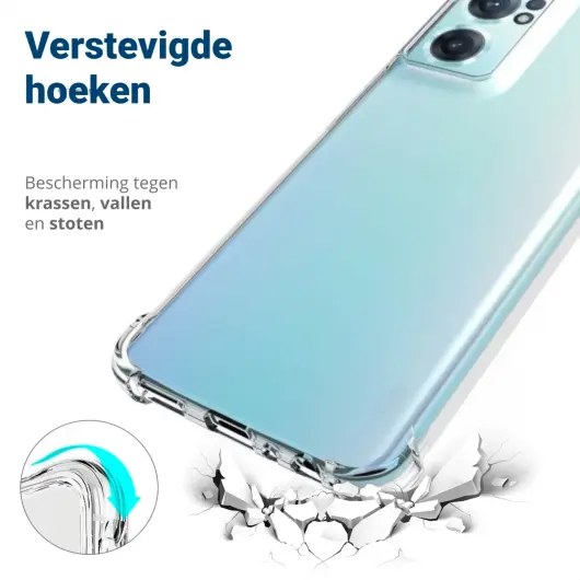 OnePlus Nord CE 2 Hoesje Schokbestendig en Dun TPU Transparant afbeelding 2