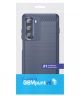 Motorola Moto G200 5G Hoesje Geborsteld TPU Back Cover Blauw