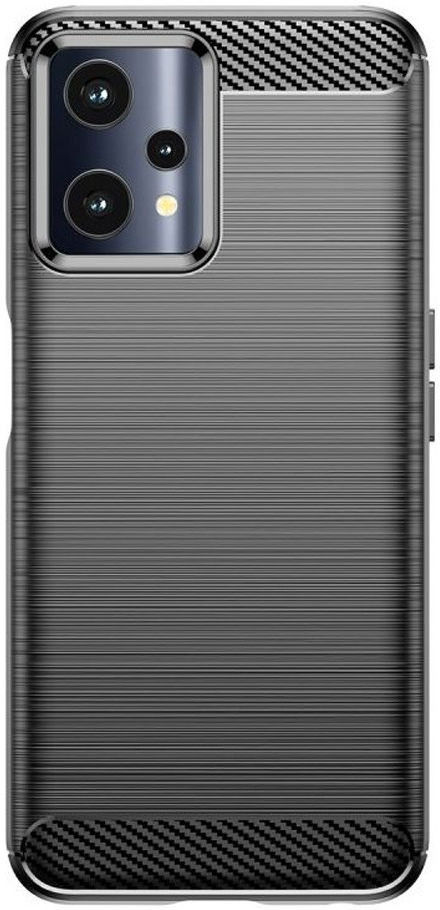 Realme 9 Pro Hoesje Geborsteld TPU Back Cover Zwart afbeelding 2