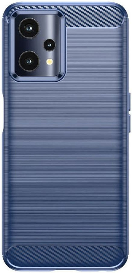 Realme 9 Pro Hoesje Geborsteld TPU Back Cover Blauw afbeelding 2