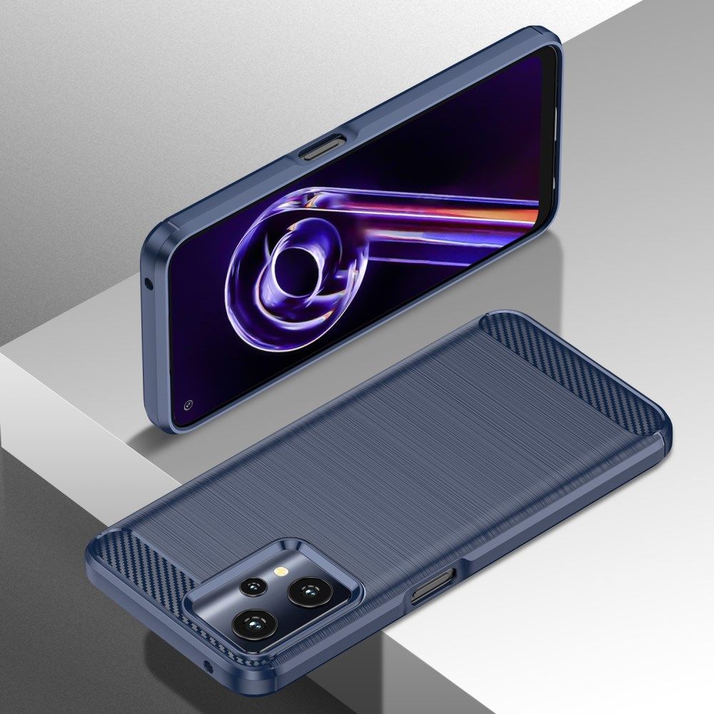 Realme 9 Pro Hoesje Geborsteld TPU Back Cover Blauw afbeelding 10