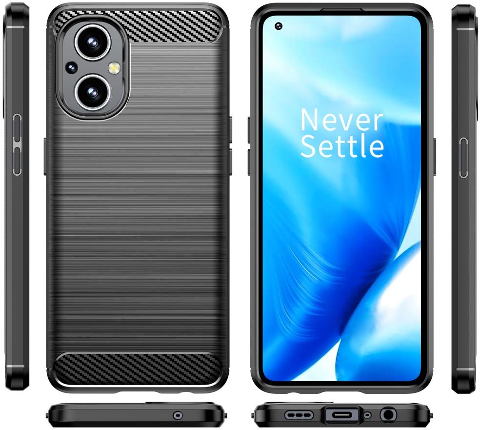 Oppo Reno 8 Lite Hoesje Geborsteld TPU Back Cover Zwart afbeelding 11