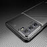 Motorola Moto G200 5G Hoesje Siliconen Carbon TPU Back Cover Zwart afbeelding 8