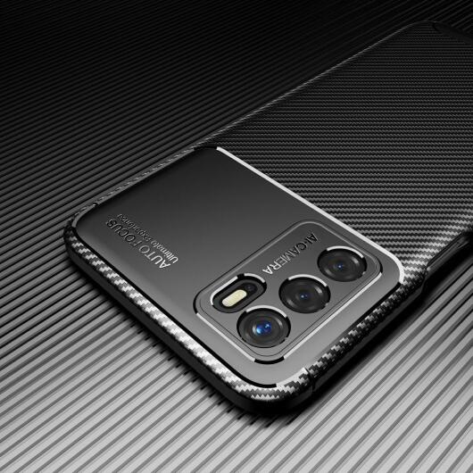 Oppo A16s/A16/Oppo A54S Hoesje Siliconen Carbon TPU Back Cover Zwart afbeelding 11