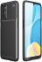 Oppo A16s/A16/Oppo A54S Hoesje Siliconen Carbon TPU Back Cover Zwart afbeelding 1