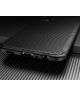 Samsung Galaxy A13 4G Hoesje Siliconen Carbon TPU Back Cover Zwart