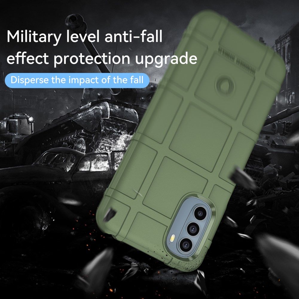Motorola Moto G31/G41 Hoesje Shock Proof Rugged Back Cover Groen afbeelding 4