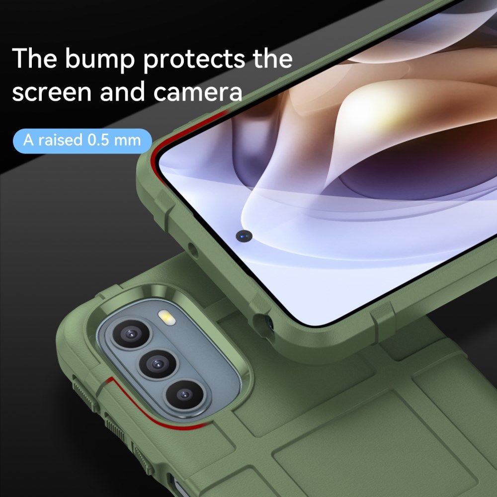 Motorola Moto G31/G41 Hoesje Shock Proof Rugged Back Cover Groen afbeelding 8