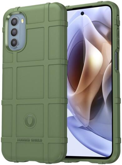 Motorola Moto G31/G41 Hoesje Shock Proof Rugged Back Cover Groen afbeelding 1